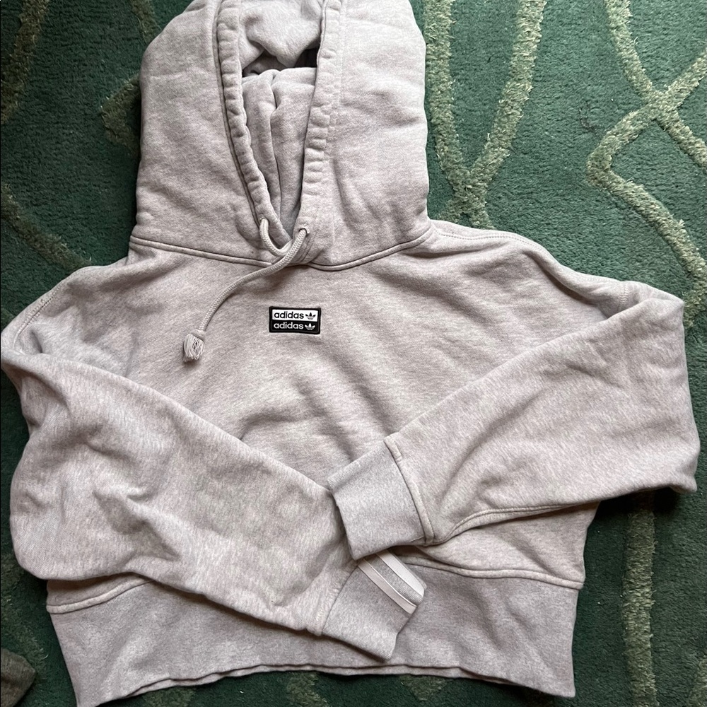 Adidas crop hoodie